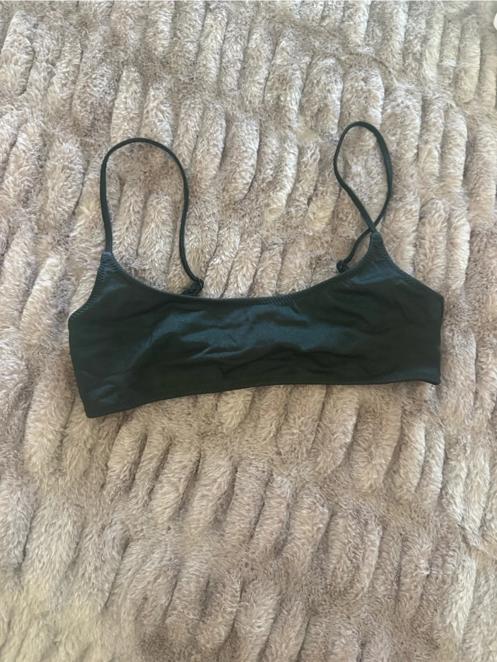 triangl swimwear Black Minimalist Bikini Top